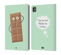 Head Case Designs Chocolate Seduction Little Doses Of Nonsense And Randomness Leather Wallet Case Compatible With Apple iPad Pro 11 M4 2024