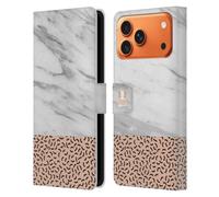 Head Case Designs Classic Marble Trend Mix Leather Wallet Case Compatible With Apple iPhone 17 Pro Max