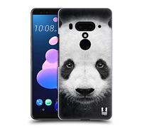 Head Case Designs Closeup Of Panda Bear Animal Faces Hard Back Case Compatible With HTC U12+ / U12 Plus