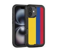 Head Case Designs Colombia Colombian Andean Football World Flags Group 1 Ultra-Armoured Shockproof Case [Military Grade Protection] Compatible With Apple iPhone 16
