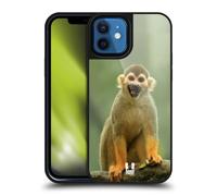 Head Case Designs Common Squirrel Monkey Iconic Fauna Gel Armour Case [Military Grade Protection] Compatible With Apple iPhone 12 / iPhone 12 Pro
