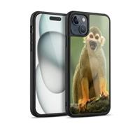 Head Case Designs Common Squirrel Monkey Iconic Fauna Gel Armour Case [Military Grade Protection] Compatible With Apple iPhone 15 Plus