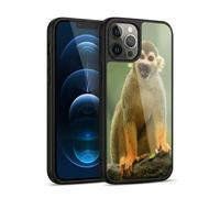 Head Case Designs Common Squirrel Monkey Iconic Fauna Gel Armour Case [Military Grade Protection] Compatible With Apple iPhone 12 Pro Max