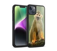 Head Case Designs Common Squirrel Monkey Iconic Fauna Gel Armour Case [Military Grade Protection] Compatible With Apple iPhone 14 Plus