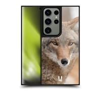 Head Case Designs Coyote In Snow Iconic Fauna Gel Armour Case [Military Grade Protection] Compatible With Samsung Galaxy S24 Ultra 5G