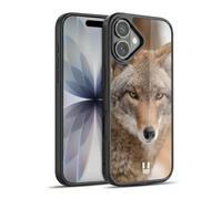 Head Case Designs Coyote In Snow Iconic Fauna Gel Armour Case [Military Grade Protection] Compatible With Apple iPhone 17