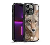 Head Case Designs Coyote In Snow Iconic Fauna Gel Armour Case [Military Grade Protection] Compatible With Apple iPhone 14 Pro