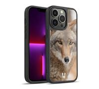 Head Case Designs Coyote In Snow Iconic Fauna Gel Armour Case [Military Grade Protection] Compatible With Apple iPhone 13 Pro