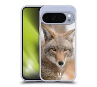 Head Case Designs Coyote In Snow Iconic Fauna Gel Case [Military Grade Protection] Compatible with Google Pixel 10 Pro XL and Compatible with MagSafe