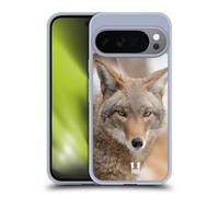 Head Case Designs Coyote In Snow Iconic Fauna Gel Case [Military Grade Protection] Compatible with Google Pixel 10 and Compatible with MagSafe