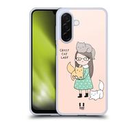 Head Case Designs Crazy Cat Lady Reasons Why I'M Single Gel Case [Military Grade Protection] Compatible With Samsung Galaxy A26 5G