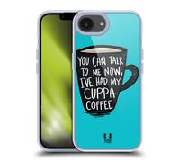 Head Case Designs Cuppa Coffee Fix Gel Case [Military Grade Protection] Compatible with Apple iPhone 16e and Compatible with MagSafe