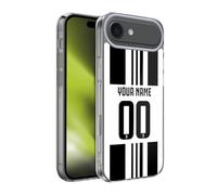 Head Case Designs Custom Customised Personalised Juventus Football Club 202526 Kit Home Soft Gel Case for Apple iPhone 17 Air