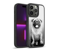 Head Case Designs Cute Male Pug Popular Dog Breeds Gel Armour Case [Military Grade Protection] Compatible With Apple iPhone 14 Pro