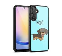 Head Case Designs Dachshund Happy Puppies Gel Armour Case [Military Grade Protection] Compatible With Samsung Galaxy A25 5G