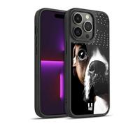 Head Case Designs Dapper Dog Wearing A Hat Funny Animals Gel Armour Case [Military Grade Protection] Compatible With Apple iPhone 14 Pro