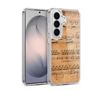 Head Case Designs Debussy Music Sheets Gel Case [Military Grade Protection] Compatible with Samsung Galaxy S26 and Compatible with MagSafe