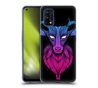 Head Case Designs Deer Line Art Soft Gel Case Compatible With Realme 7 Pro
