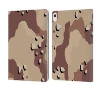 Head Case Designs Desert Six Colour Military Camo Leather Wallet Case Compatible With Apple iPad Air 13 2024/2025