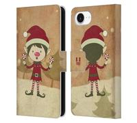 Head Case Designs Elf Christmas Classics Leather Wallet Case Compatible With Apple iPhone 16e