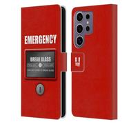 Head Case Designs Emergency Assorted Designs Leather Wallet Case Compatible with Samsung Galaxy S25 Ultra