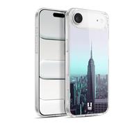 Head Case Designs Empire State Building Manhattan New York Best Of Places Set 2 Gel Case [Military Grade Protection] Compatible with Apple iPhone 17 Air and Compatible with MagSafe