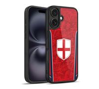 Head Case Designs England English St. George Football Kit Flags Gel Armour Case [Military Grade Protection] Compatible With Apple iPhone 16