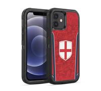 Head Case Designs England English St. George Football Kit Flags Ultra-Armoured Shockproof Case [Military Grade Protection] Compatible With Apple iPhone 12 / iPhone 12 Pro