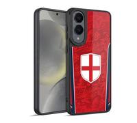 Head Case Designs England St. George Football Kit Flags Gel Armour Case [Military Grade Protection] Compatible With Samsung Galaxy S25 Edge