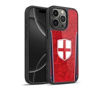 Head Case Designs England St. George Football Kit Flags Gel Armour Case [Military Grade Protection] Compatible With Apple iPhone 16 Pro