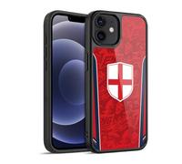 Head Case Designs England St. George Football Kit Flags Gel Armour Case [Military Grade Protection] Compatible With Apple iPhone 12 / iPhone 12 Pro