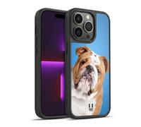 Head Case Designs English Bulldog Popular Dog Breeds Gel Armour Case [Military Grade Protection] Compatible With Apple iPhone 14 Pro
