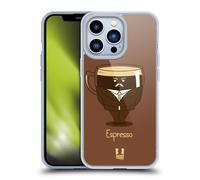 Head Case Designs Espresso Coffee Personalities Gel Case [Military Grade Protection] Compatible with Apple iPhone 16e and Compatible with MagSafe