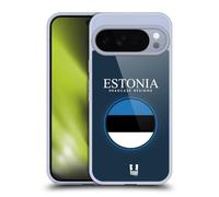 Head Case Designs Estonia Estonian Eesti Flag Flag Patches Gel Case [Military Grade Protection] Compatible with Google Pixel 10 Pro XL and Compatible with MagSafe
