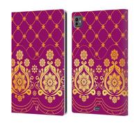 Head Case Designs Fandango Modern Baroque Leather Wallet Case Compatible With Apple iPad Pro 11 M4/M5 2024/2025