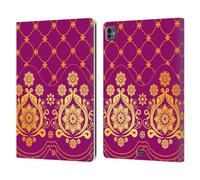 Head Case Designs Fandango Modern Baroque Leather Wallet Case Compatible With Apple iPad Pro 13 M4 2024