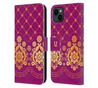 Head Case Designs Fandango Modern Baroque Leather Wallet Case Compatible With Apple iPhone 15 Plus