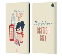 Head Case Designs Find A British Boy London Best Leather Wallet Case Compatible With Amazon Fire Max 11 2023
