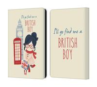Head Case Designs Find A British Boy London Best Leather Wallet Case Compatible With Amazon Kindle Paperwhite 6