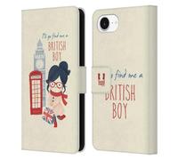 Head Case Designs Find A British Boy London Best Leather Wallet Case Compatible With Apple iPhone 16e