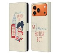 Head Case Designs Find A British Boy London Best Leather Wallet Case Compatible With Apple iPhone 17 Pro Max