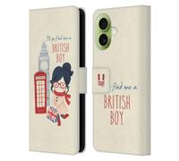 Head Case Designs Find A British Boy London Best Leather Wallet Case Compatible With Apple iPhone 17