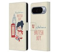 Head Case Designs Find A British Boy London Best Leather Wallet Case Compatible With Google Pixel 10 Pro XL