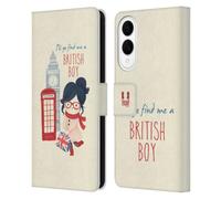 Head Case Designs Find A British Boy London Best Leather Wallet Case Compatible With Samsung Galaxy S25 Edge