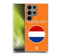 Head Case Designs Flag of Netherlands Nederlandse Dutch Flag Patches Set 2 Hard Back Case Compatible With Samsung Galaxy S24 Ultra 5G