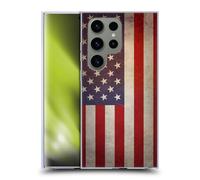 Head Case Designs Flag of the United States of America USA Grunge Country Flags Gel Case [Military Grade Protection] Compatible With Samsung Galaxy S24 Ultra 5G