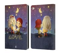 Head Case Designs Flicker Bugs Aglow With Love Leather Wallet Case Compatible With Apple iPad Air 2 (2014)