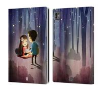 Head Case Designs Flowers And Serenades Aglow With Love Leather Wallet Case Compatible With Apple iPad Pro 11 M4 2024