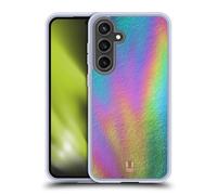 Head Case Designs Foil Oil Slick Prints Gel Case [Military Grade Protection] Compatible with Samsung Galaxy S24 FE and Compatible with MagSafe