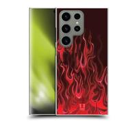 Head Case Designs Fury Red Hot Rod Flames Hard Back Case Compatible With Samsung Galaxy S24 Ultra 5G